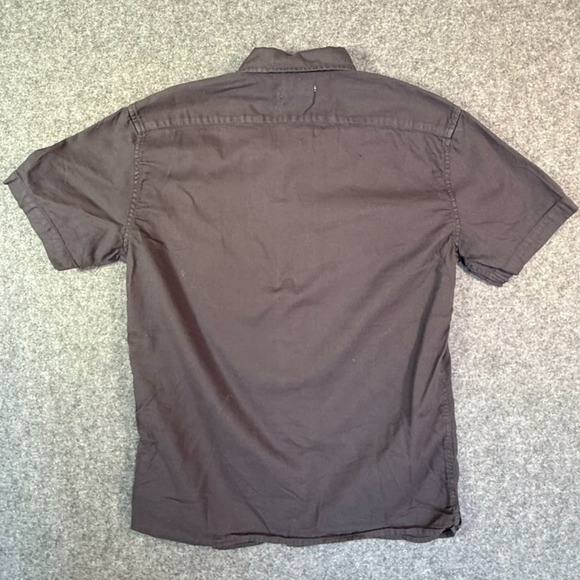 Taylor Stitch Mens Blue Gray Short Sleeve Button Shirt Organic Cotton 40 Medium - Picture 2 of 8